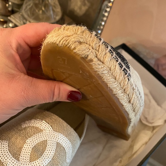 Authentic Chanel Espadrilles - Picture 13 of 15